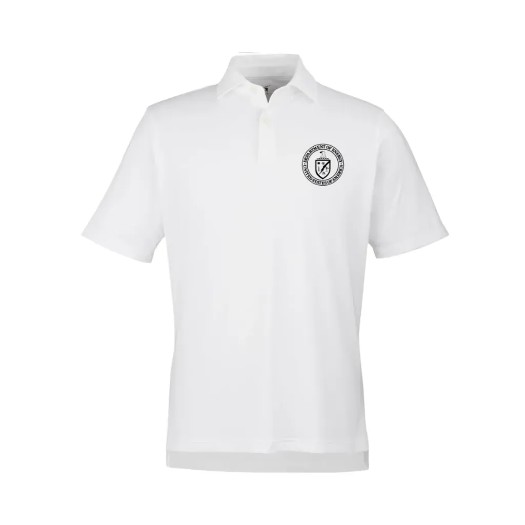Fairway & Greene Men's Tournament Solid Tech Jersey Polo
