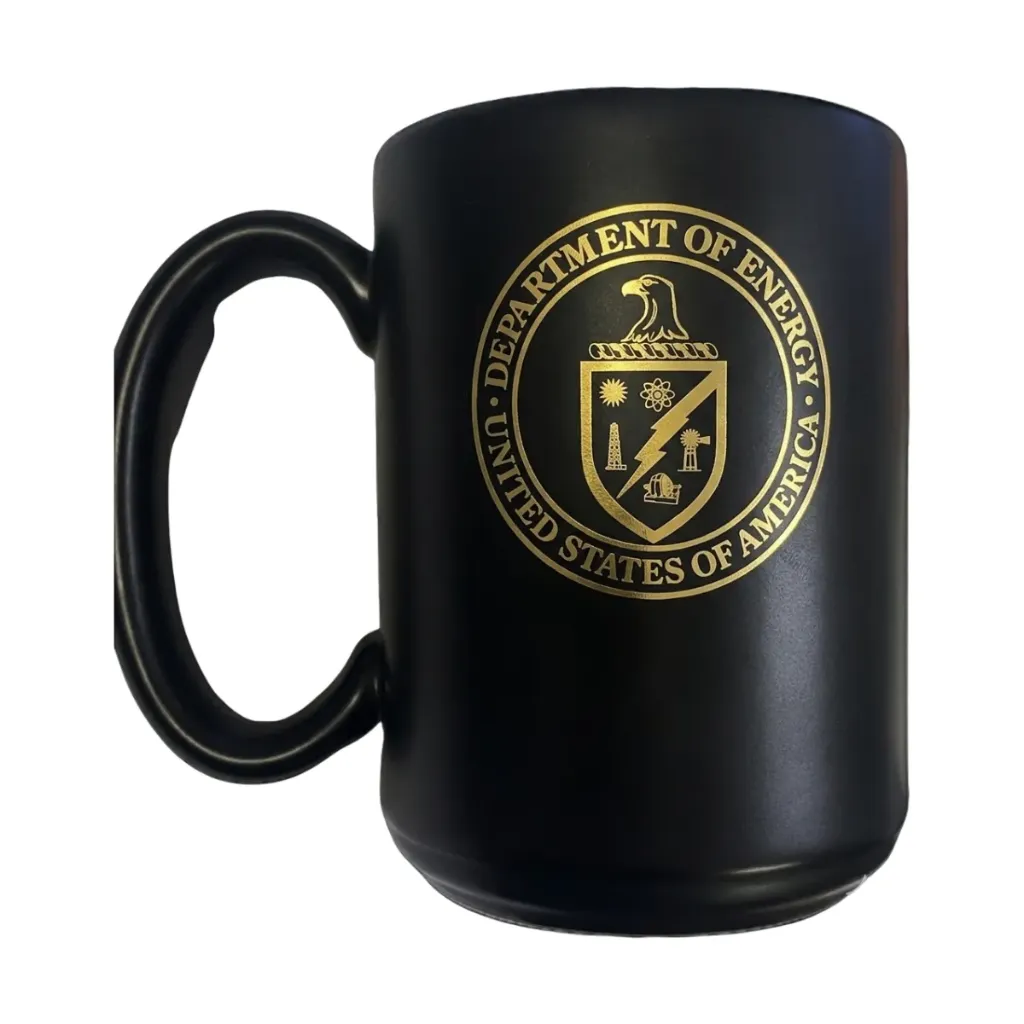 Matte Black DOE Coffee Mug
