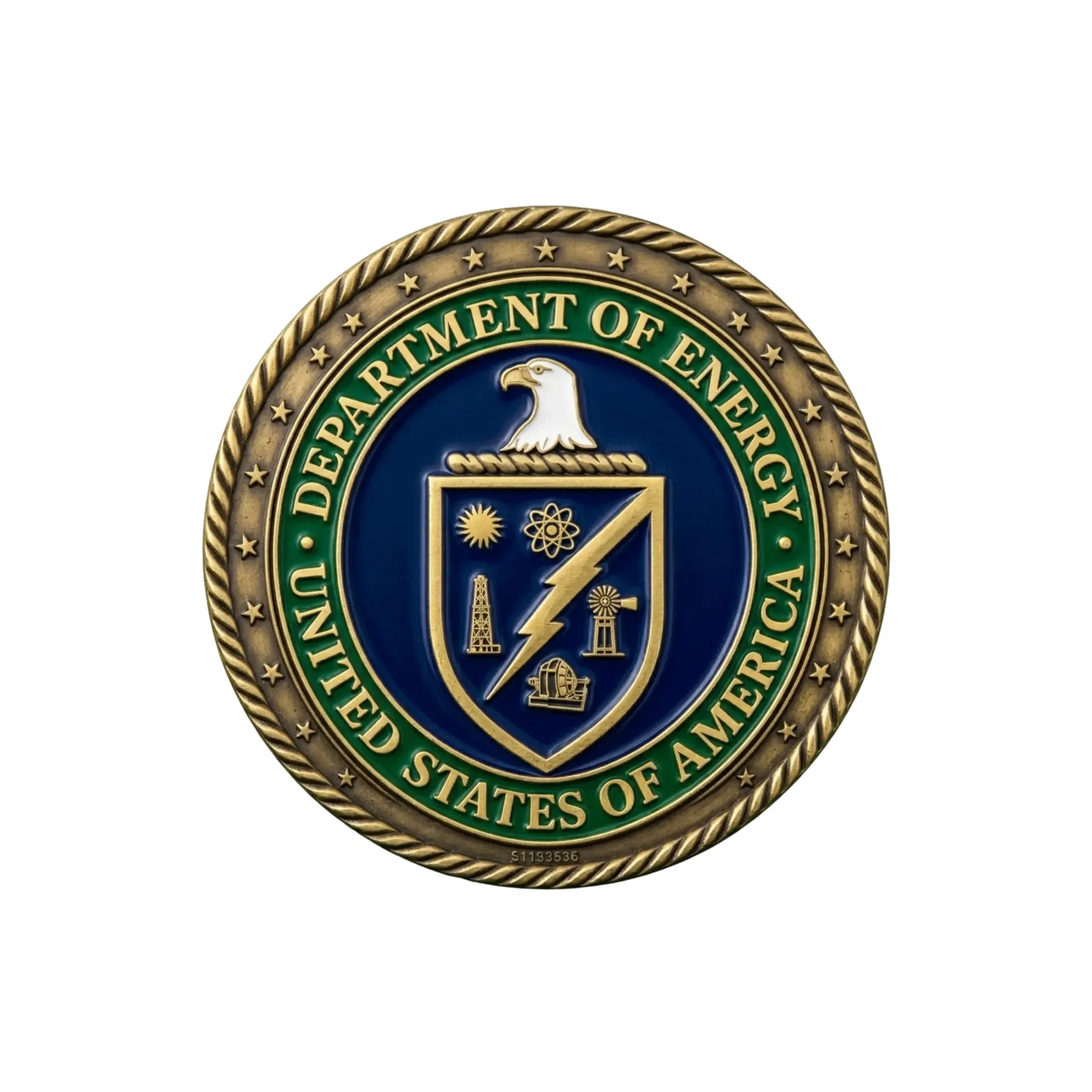 Custom DOE Challenge Coin